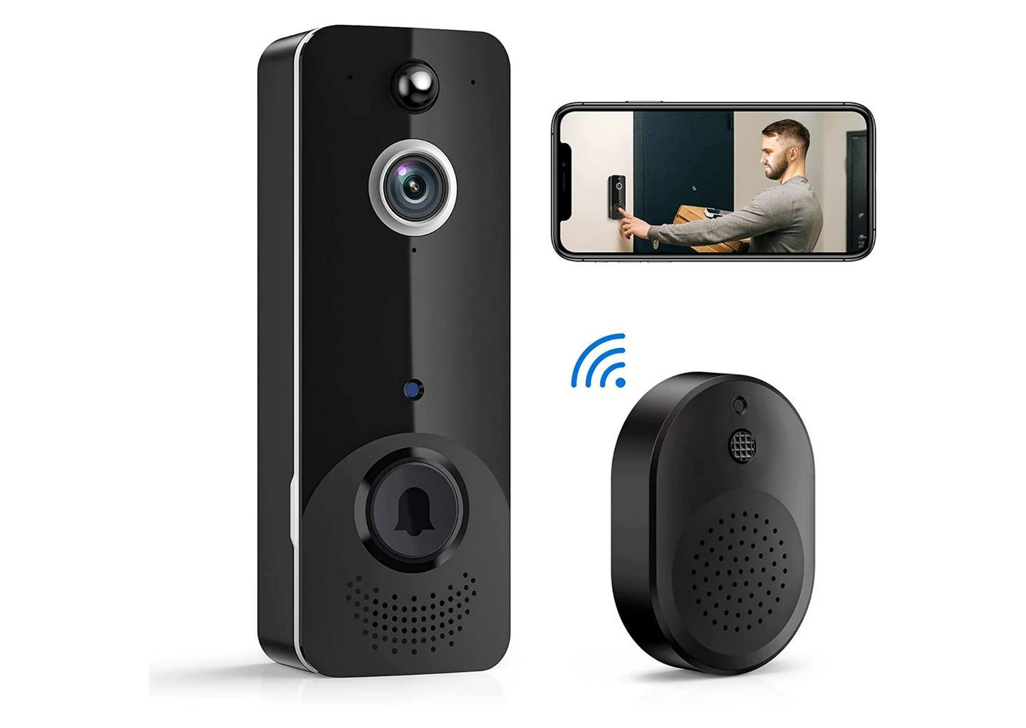 5G Smart Security Wireless Doorbell Camera with Chime