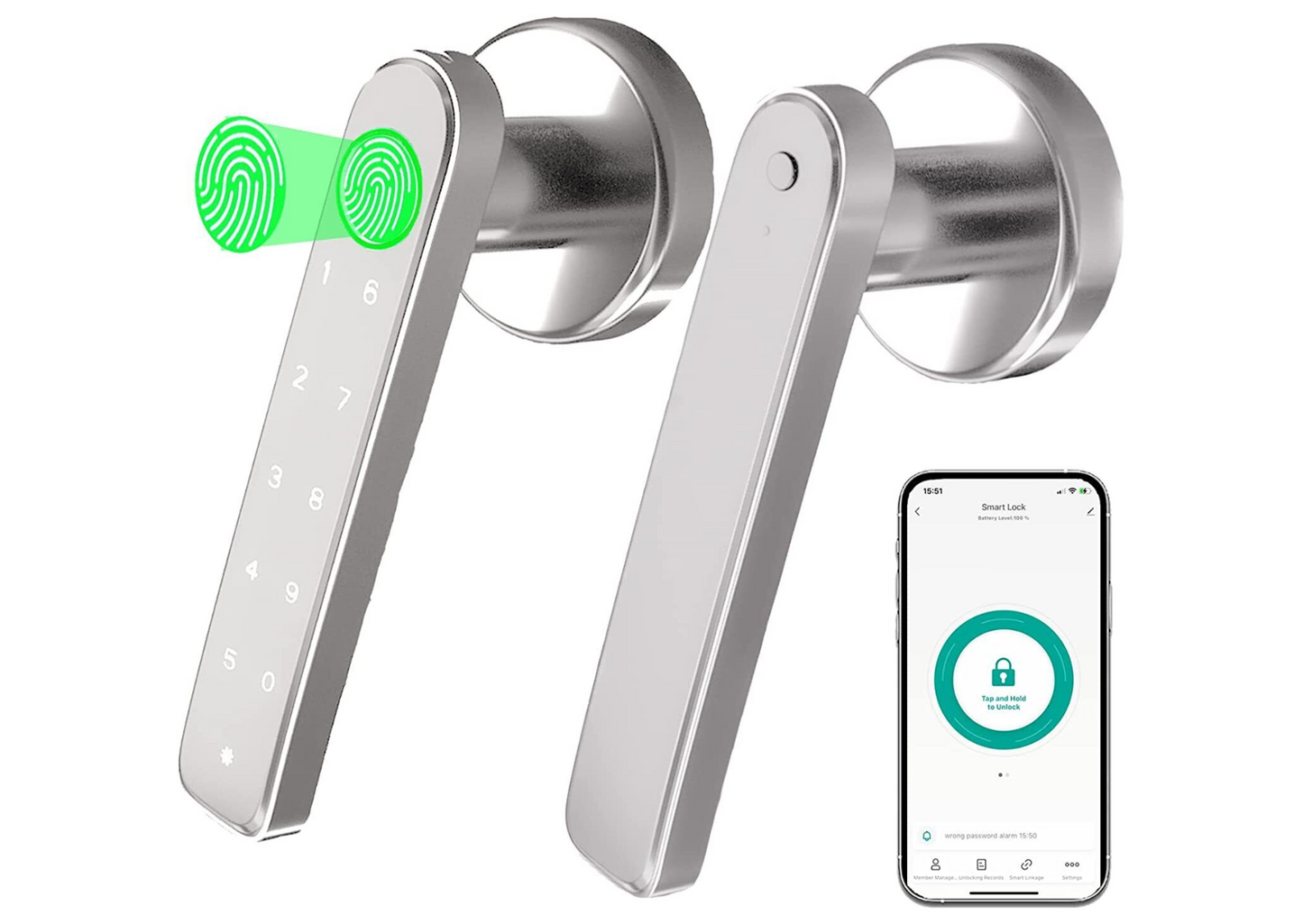 Smart Door Lock | 3 in 1 Smart Door Lock with Fingerprint Feature